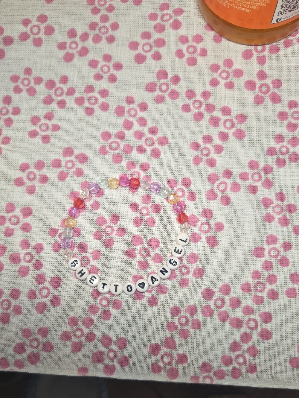 Handmade Beaded "Ghetto Angel" Bracelet